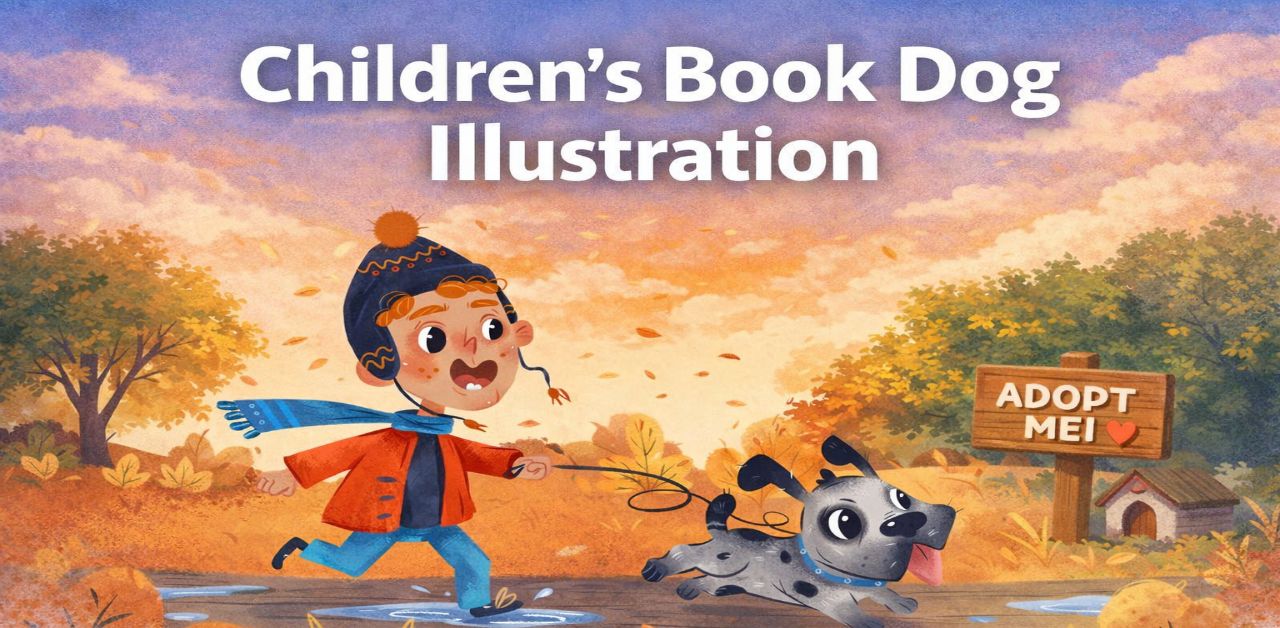 children’s book dog illustrations